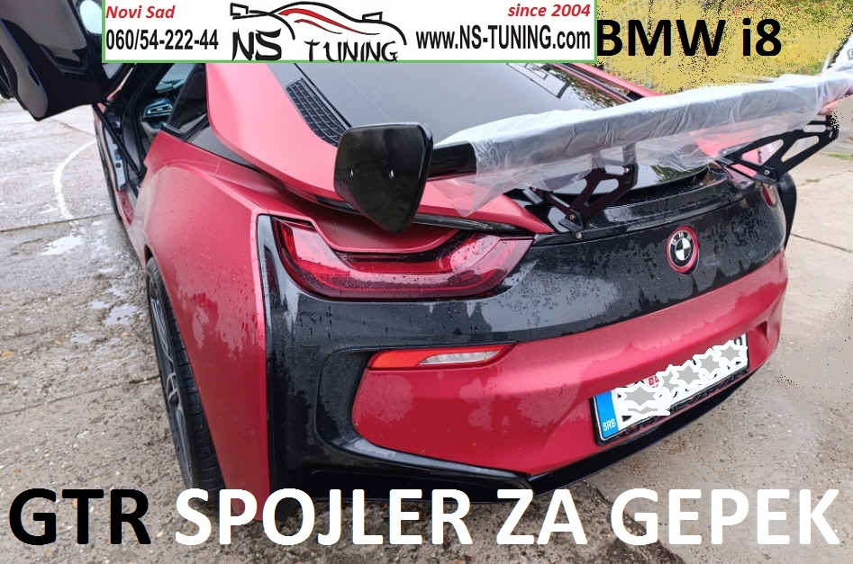 bmw i8 spojler za gepek aluminijumski gtr novi sad ns tuning